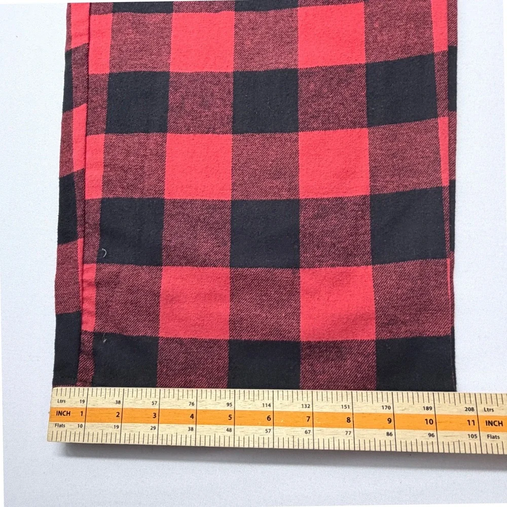Sonoma Goods For Life Mens XXL Red Black Buffalo Plaid Flannel Pajama Pants NWT